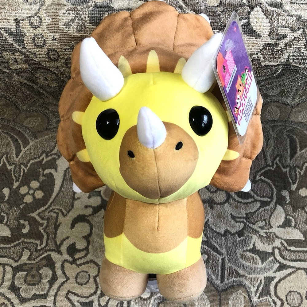 Roblox Adopt Me! Pets Triceratops - Series 4 Collector Plush